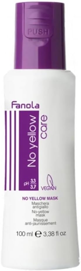 Detalle de Fanola No-Yellow Mask: maschera decolorante per tonalità neutre dei capelli