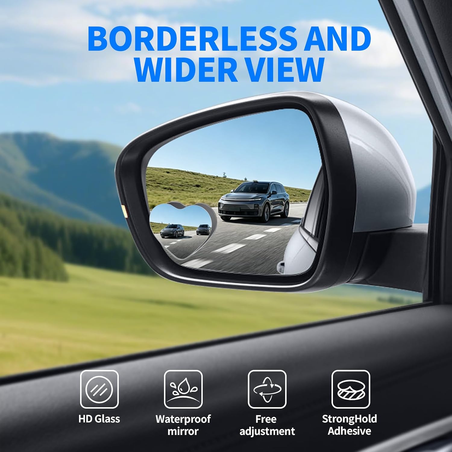 Thumbnail 6 de DriveAlly blind spot mirrors, 2-piece set