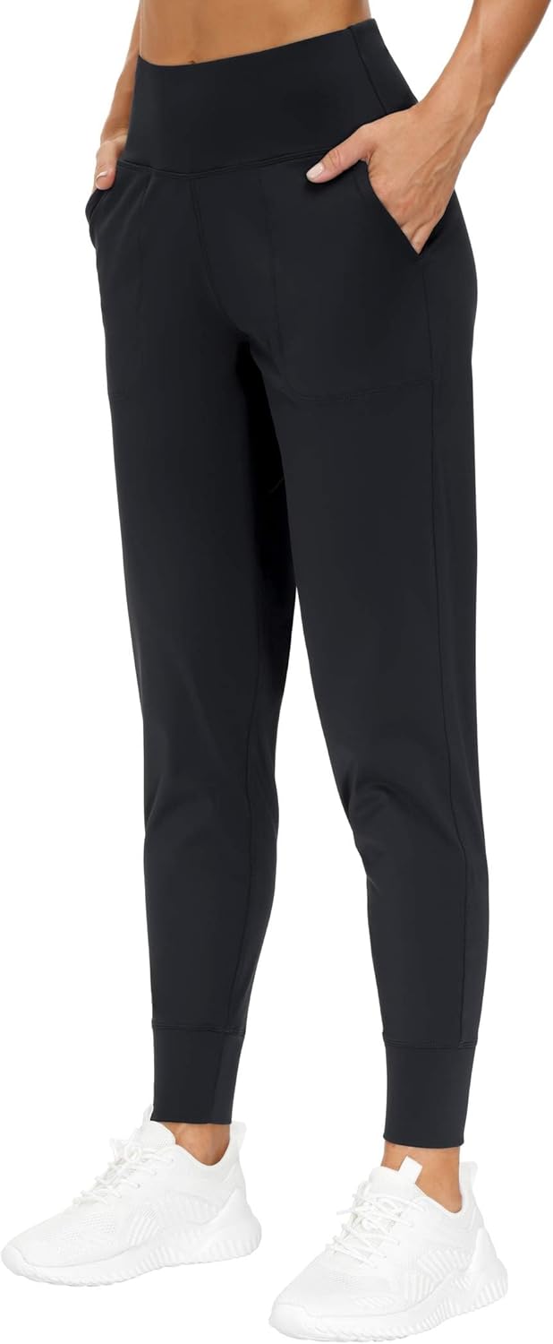 Thumbnail 1 de THE GYM PEOPLE pantaloni tuta joggers donna a vita alta in 80% poliammide e 20% elastan