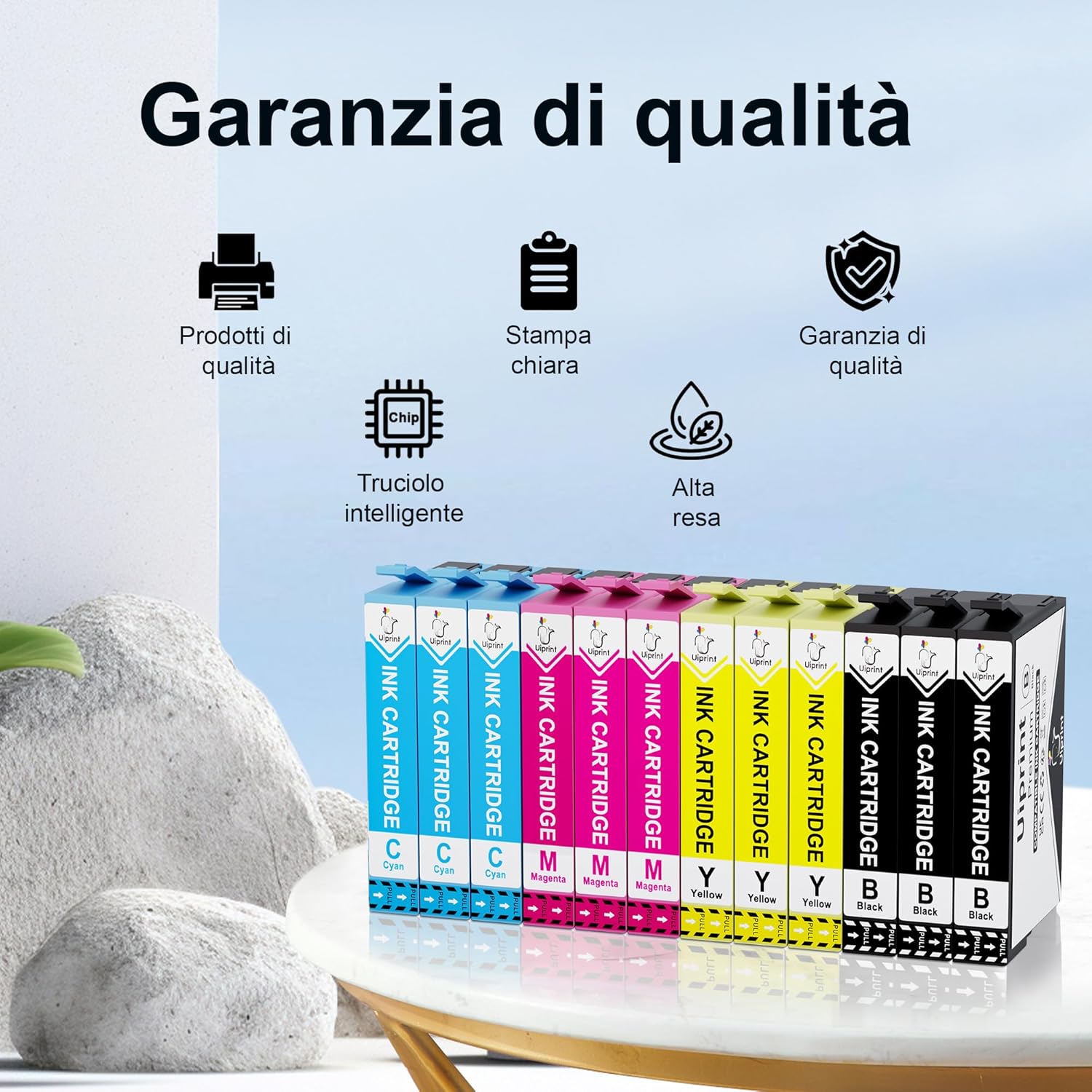 Thumbnail 3 de Uiprint Compatibili 604XL - Cartucce d'inchiostro per XP-2200/XP-3200/XP-4200 e Workforce WF-2910DWF a 12 pezzi