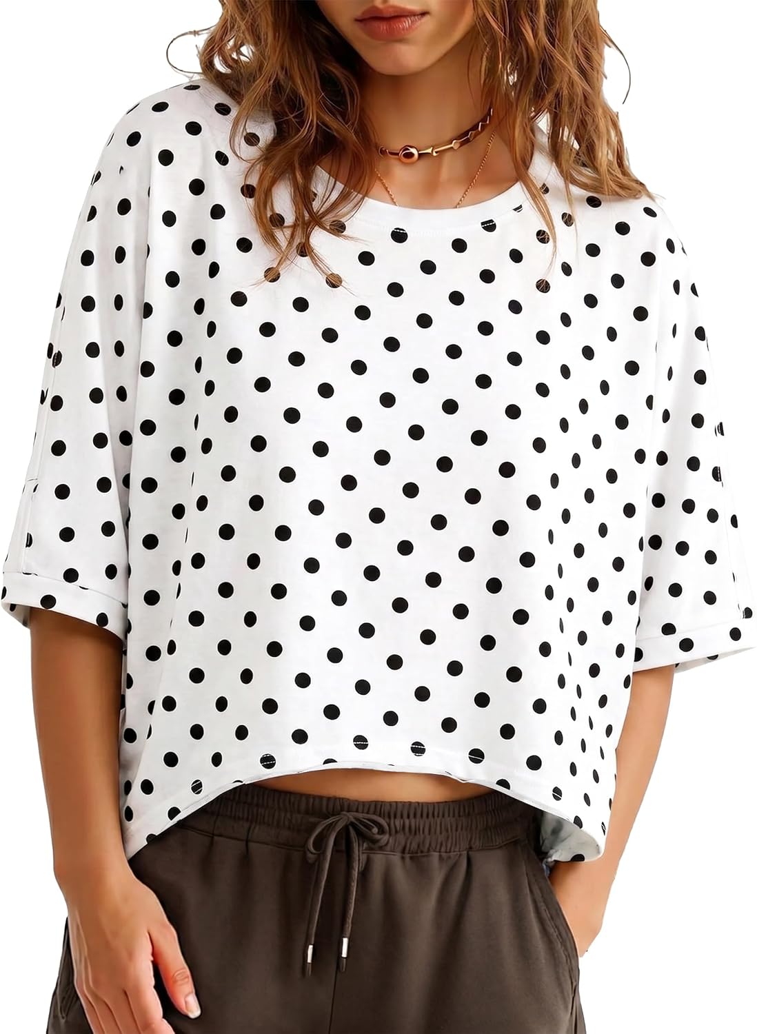 Thumbnail 6 de Tankaneo Women's Oversized Cropped Tee