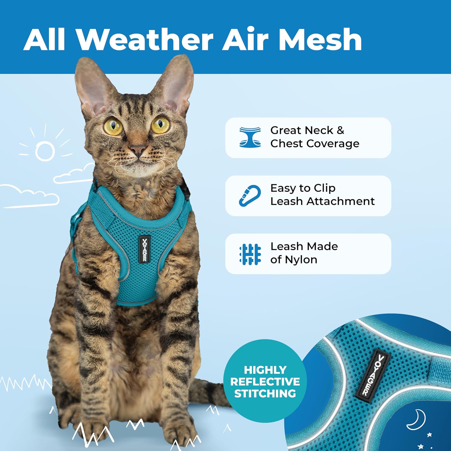 Detalle de Voyager Cat Harness, Medium