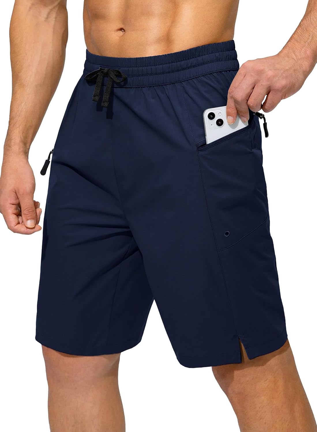 Thumbnail 6 de Tansozer Men's Quick-Dry Swim Shorts with Liner and Zipper Pockets