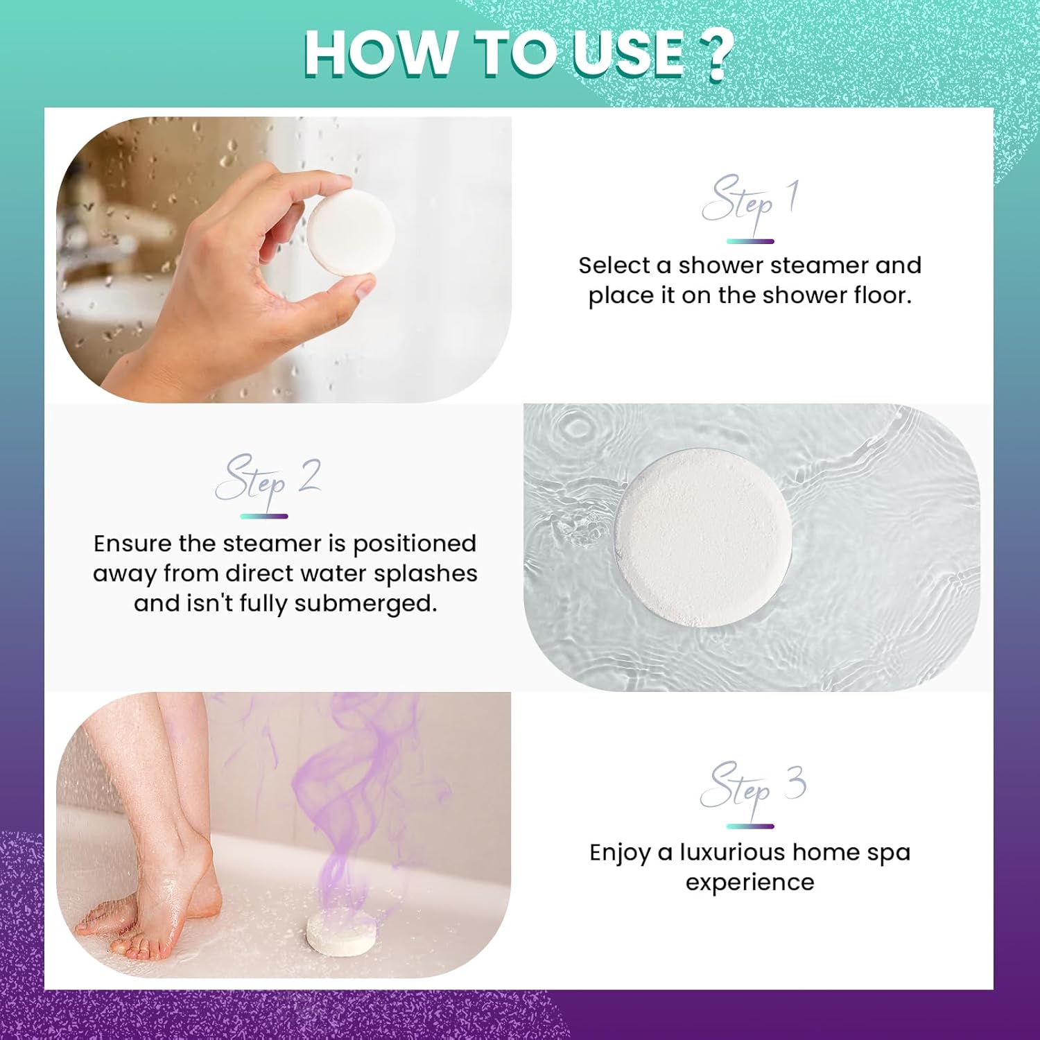 Thumbnail 6 de BodyRefresh Shower Steamers Aromatherapy 8-Pack