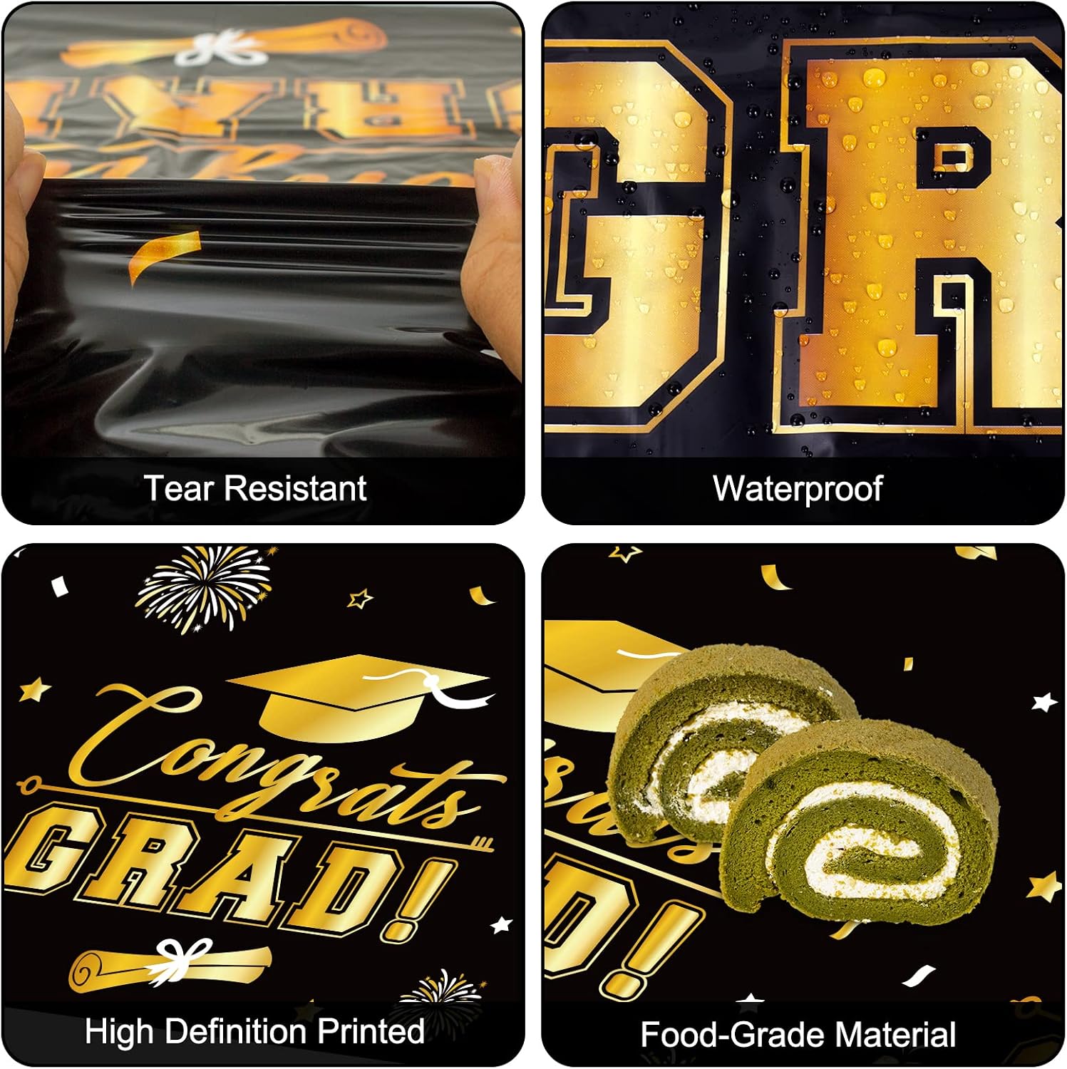 Thumbnail 3 de Graduation Tablecloth, 54 x 108 Inch