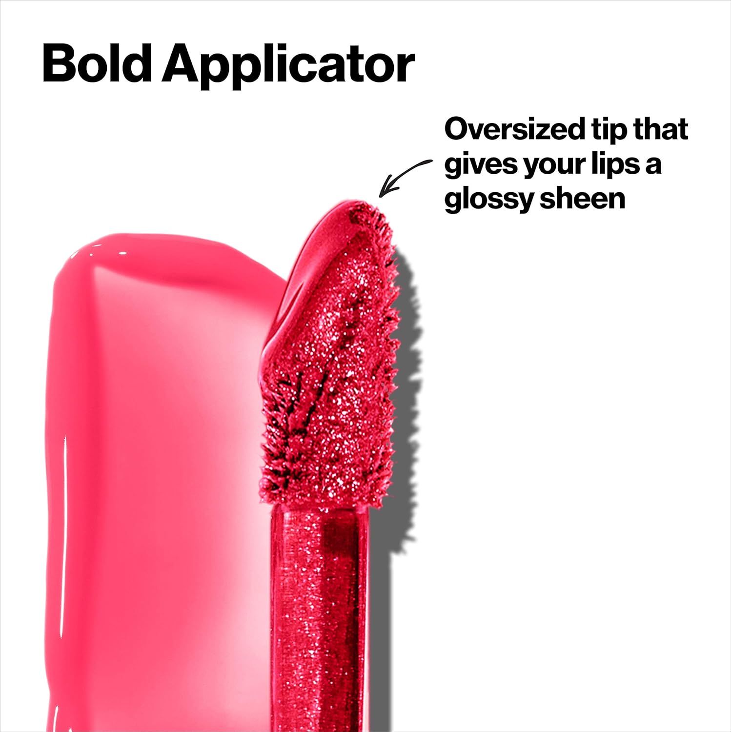 Detalle de Revlon Super Lustrous Lip Gloss (215) – High Impact Colour with Moisturising Creamy Formula