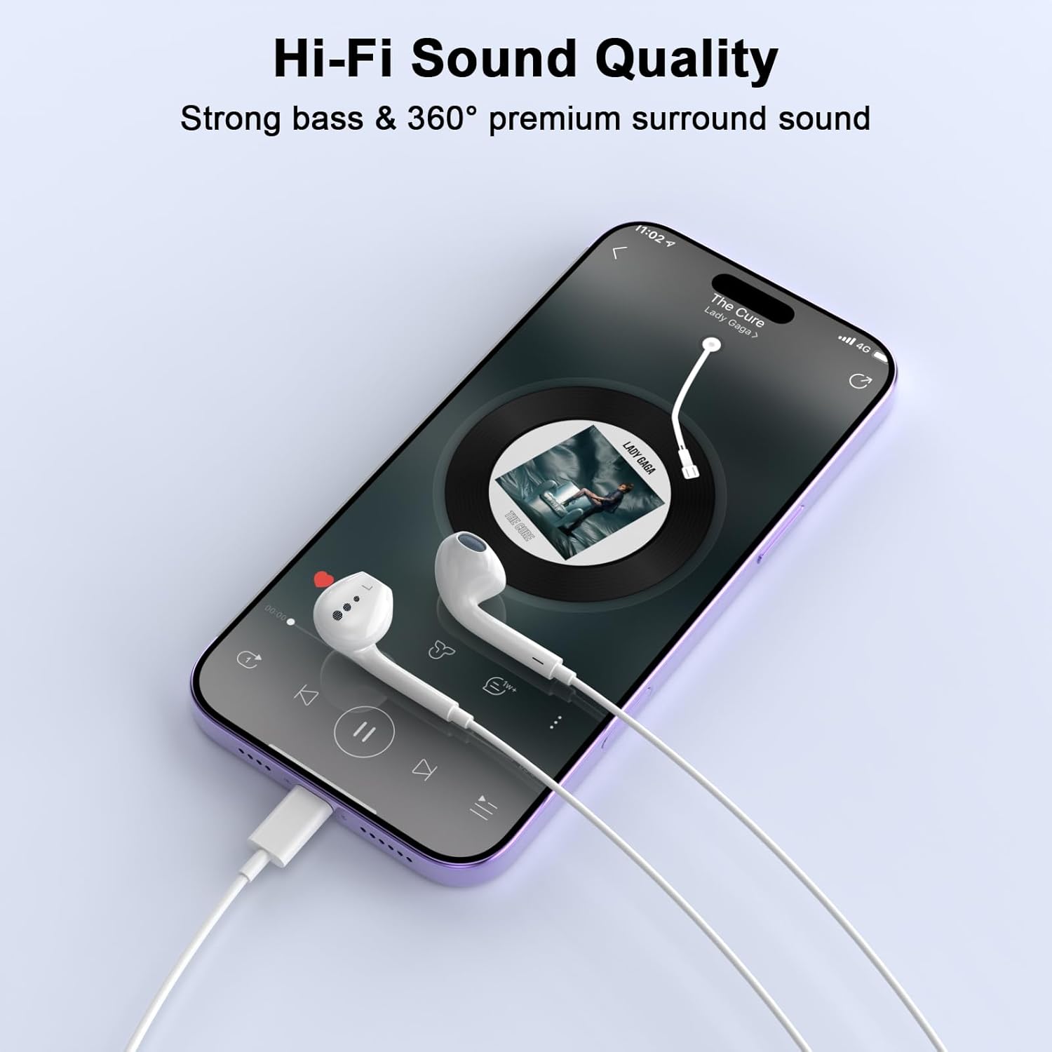Thumbnail 6 de FUHAYA Lightning In-Ear Kopfhörer (2er-Pack) — kabelgebundene, Plug & Play Lösung für iPhone