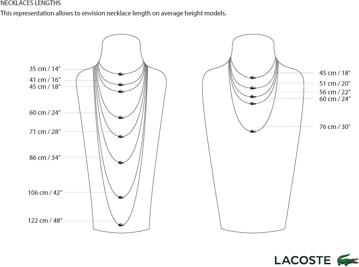 Detalle de Lacoste Pendant Necklace in Stainless Steel