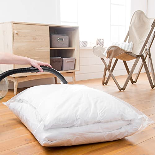 Detalle de Compactor Lot de 5 Sacs de Rangement Sous Vide M (90 x 55 cm) – gain d’espace et simplicité