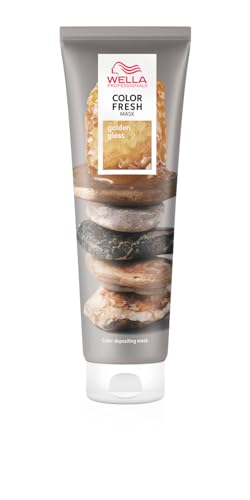 Detalle de Wella Professionals Color Fresh Mask Golden Gloss – Haarkur zum Beleben und Verändern der Haarfarbe