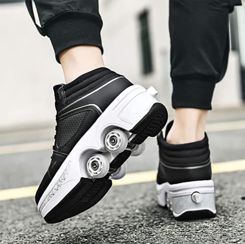 Detalle 2 de Scarpe con ruote regolabili con LED per bambini e adulti 🛼