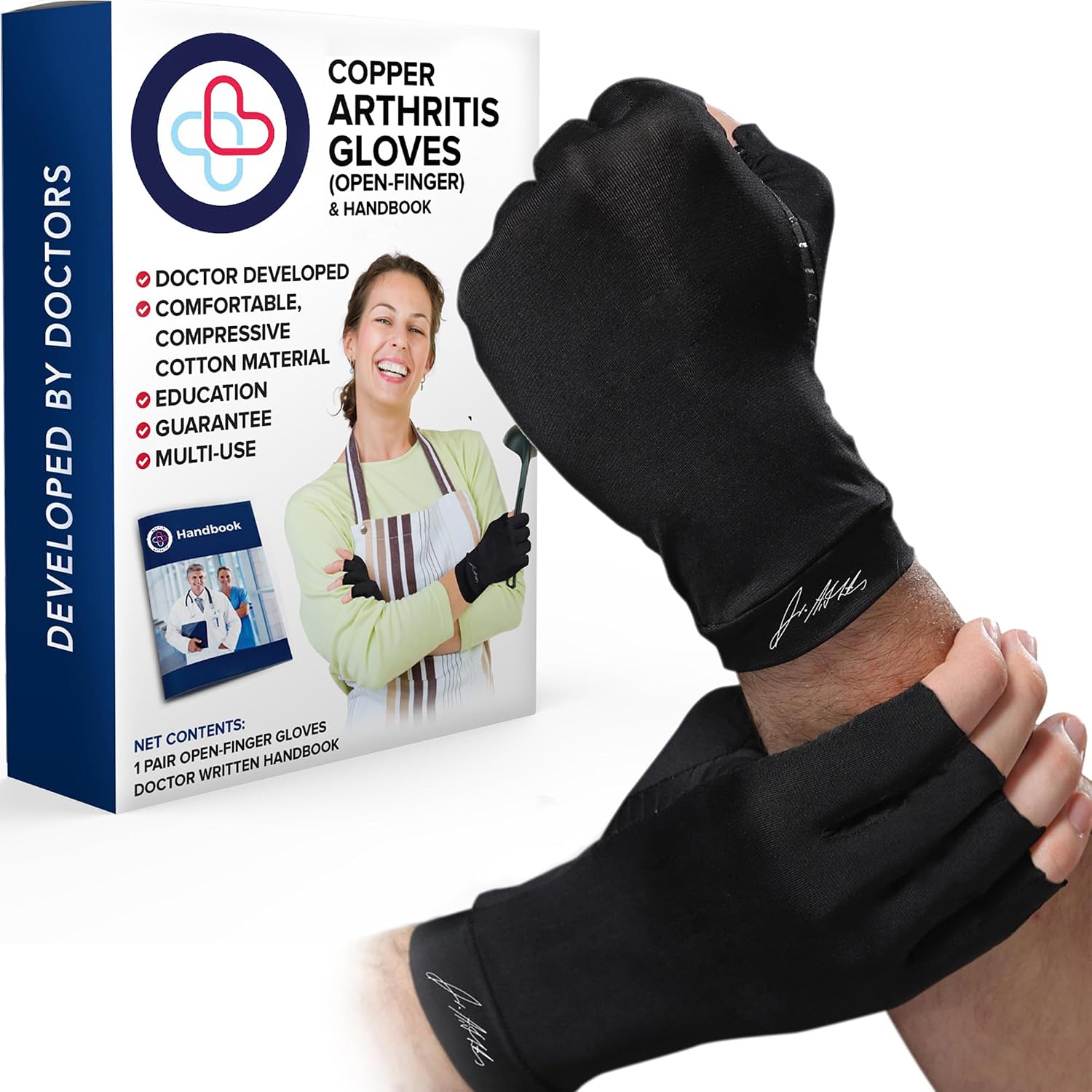 Thumbnail 6 de Doctor Developed Copper Arthritis Gloves M Pair