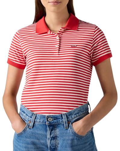 Detalle 2 de Levi's Lse Hm Polo Marigold Stripe Mars, XS: polo ligero con detalles emblemáticos
