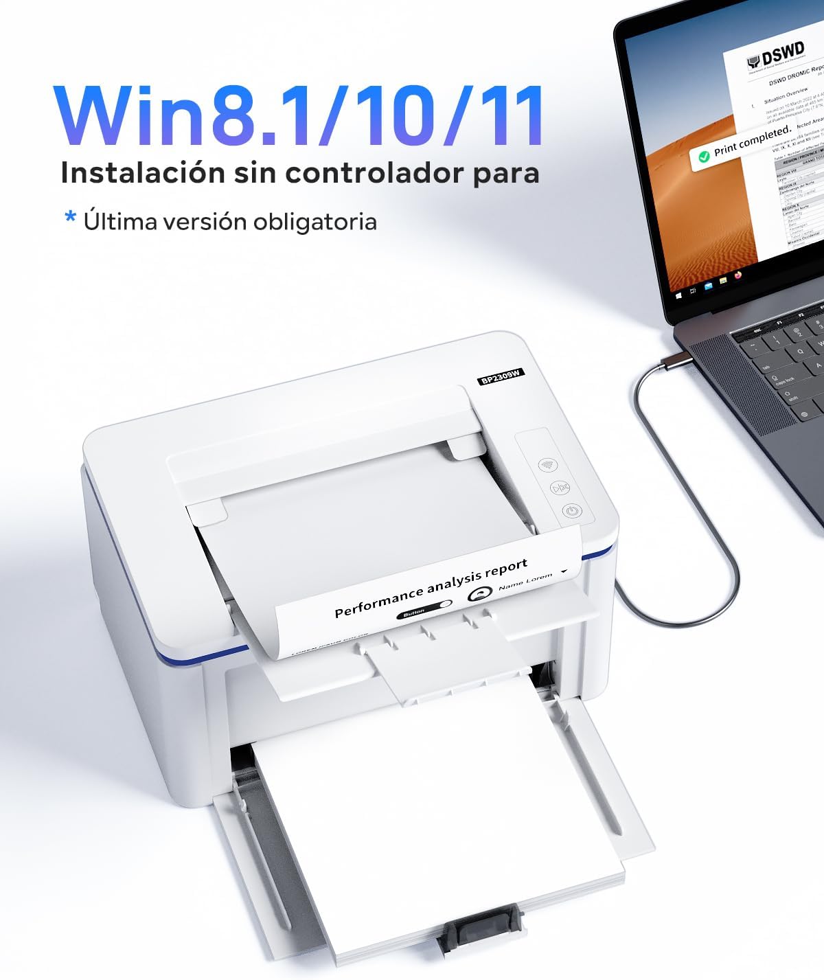 Thumbnail 1 de PANTUM BP2309W Impresora Láser WiFi Mono Compacta para Hogar y Oficina