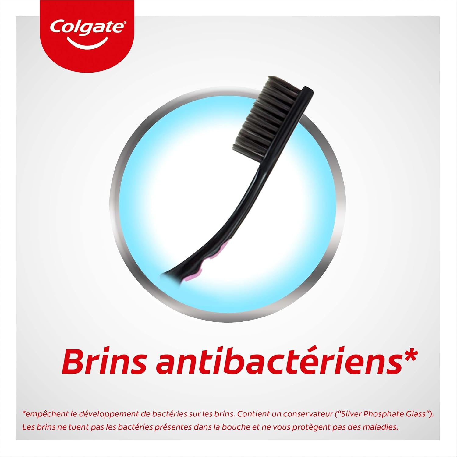 Detalle 2 de COLGATE Slim Soft Brosse Ă dents manuelle Charbon lot de 12 đȘ„
