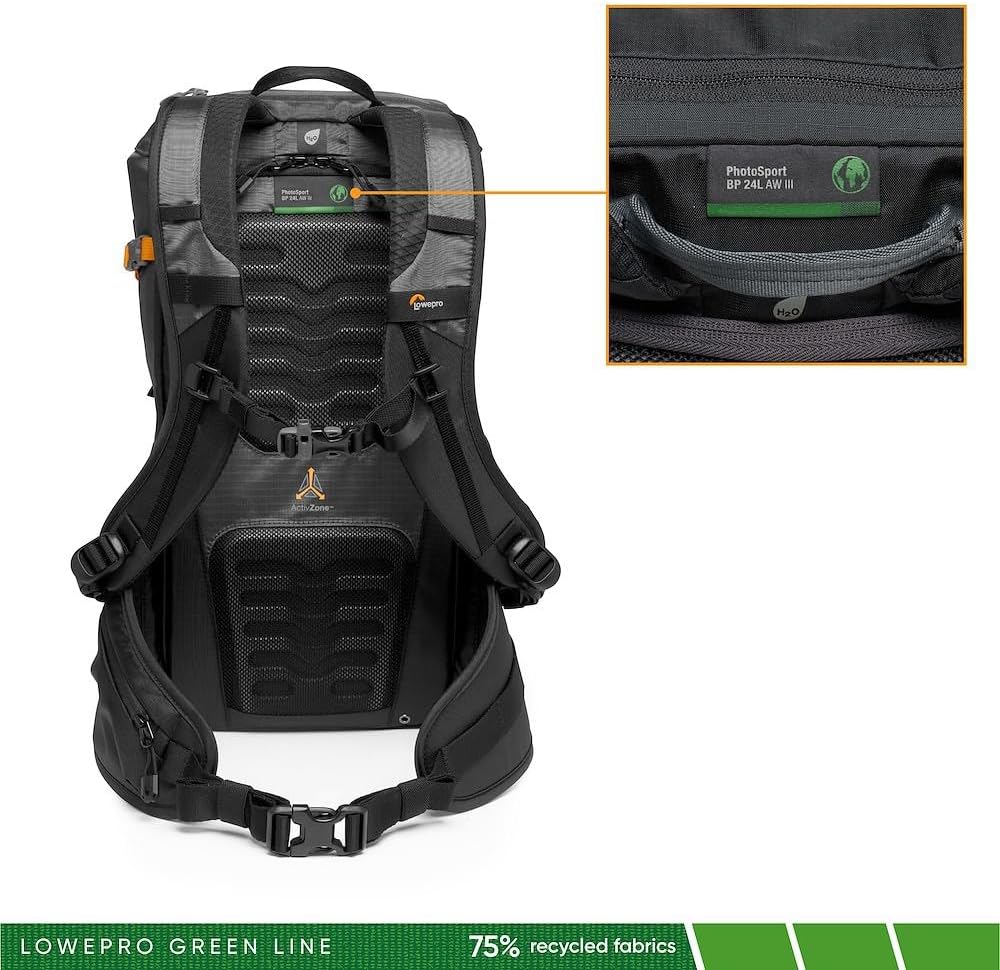 Thumbnail 2 de Lowepro PhotoSport BP 24L AW III — sac à dos photo de randonnée 24L avec accès latéral pour hybride