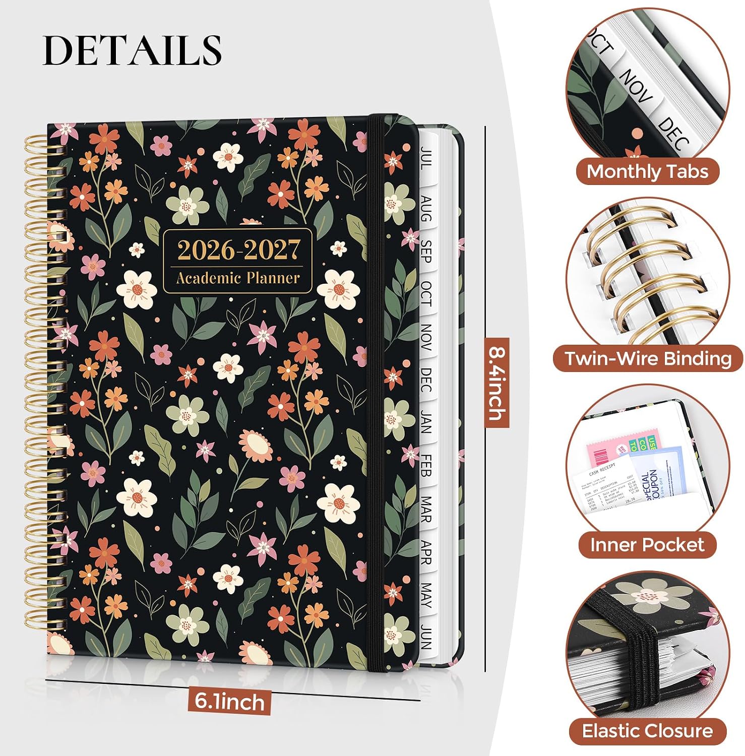 Detalle 2 de KONVINIT Academic Planner, A5