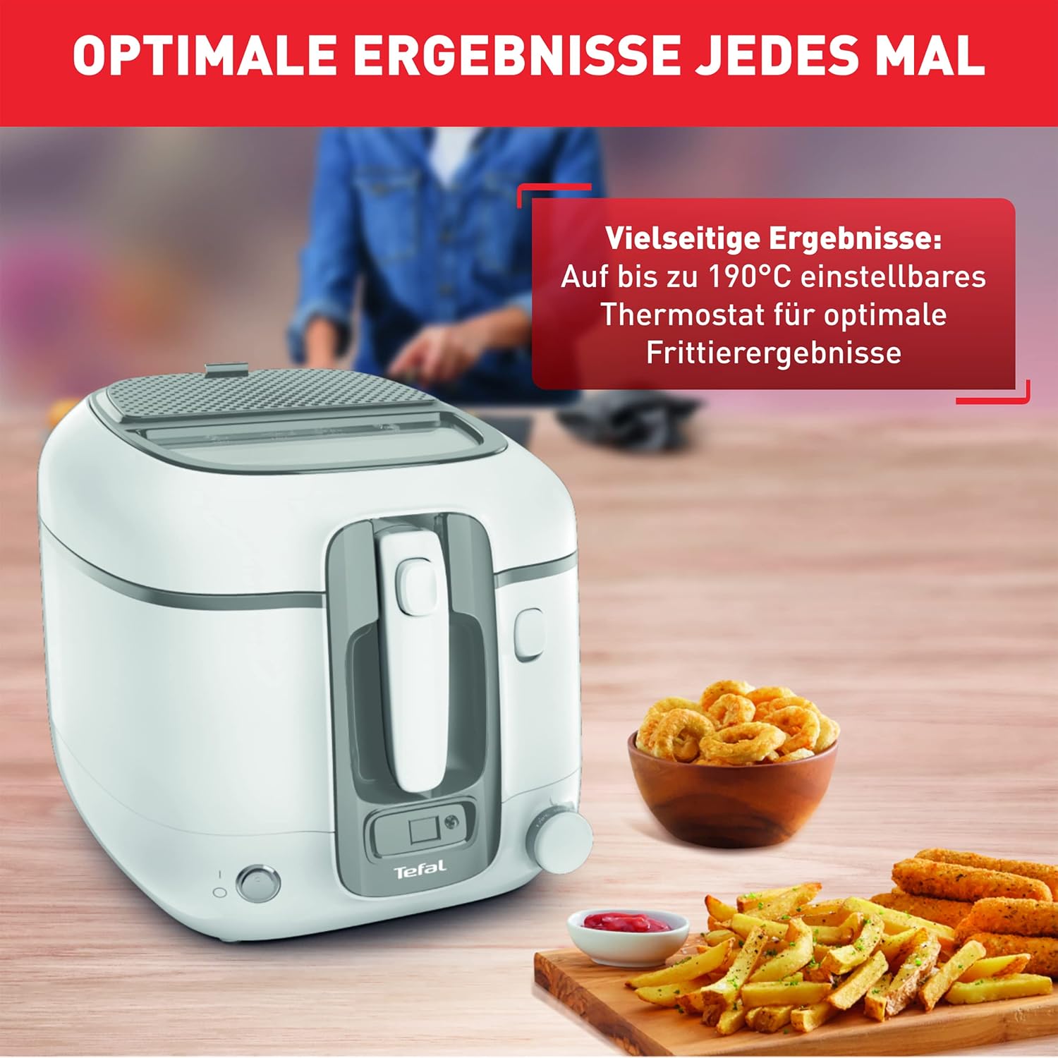 Thumbnail 3 de Tefal FR3141 Fritteuse mit Timer 1,2 kg