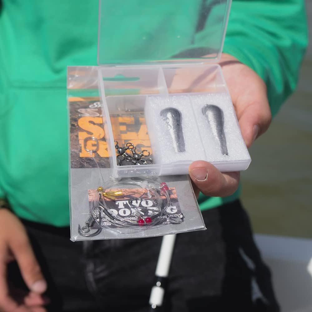 Detalle de Mitchell Neuron Dorade Ensemble Canne, Moulinet et Accessoires – Combo pêche dorade en mer