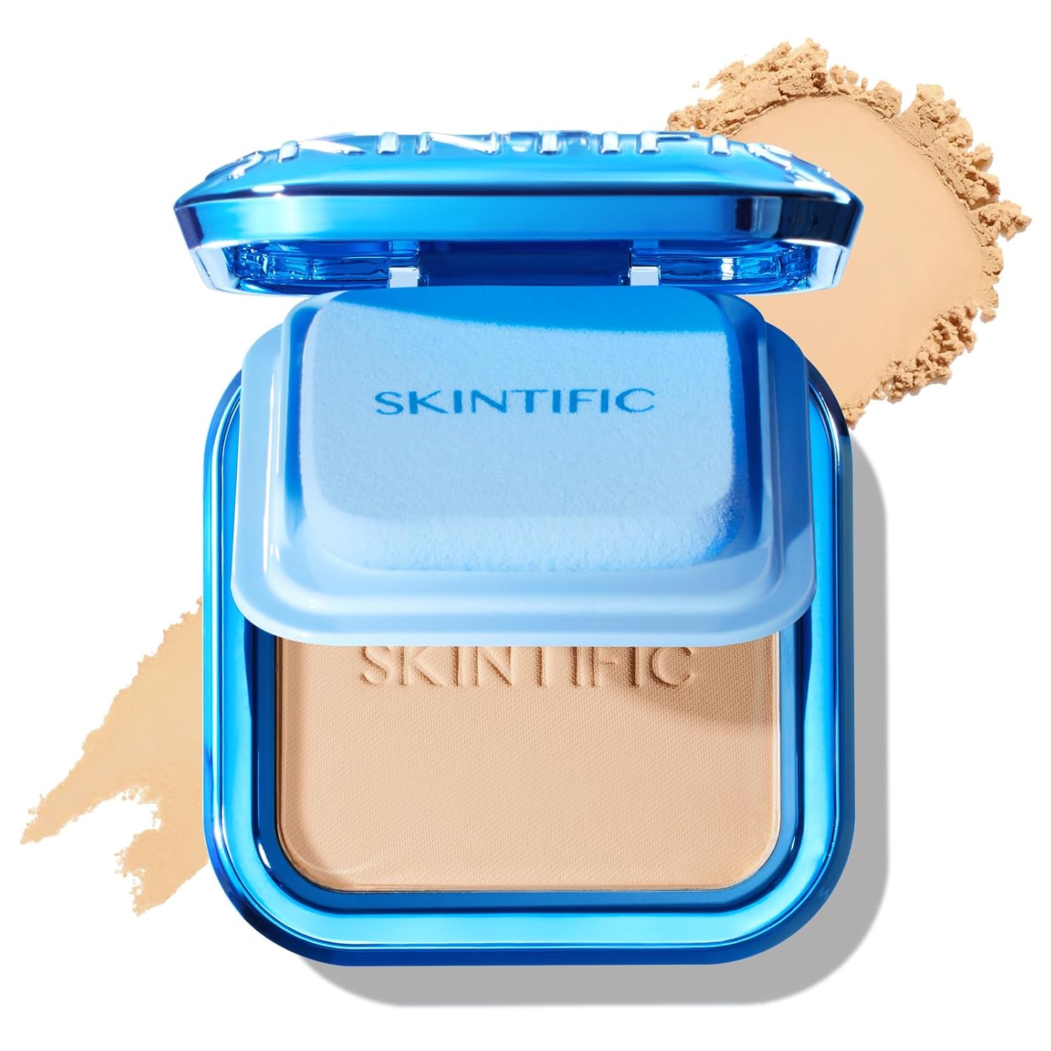 Detalle de SKINTIFIC Ultra Cover Powder Foundation 03 Petal for Oily Skin, Matte Finish