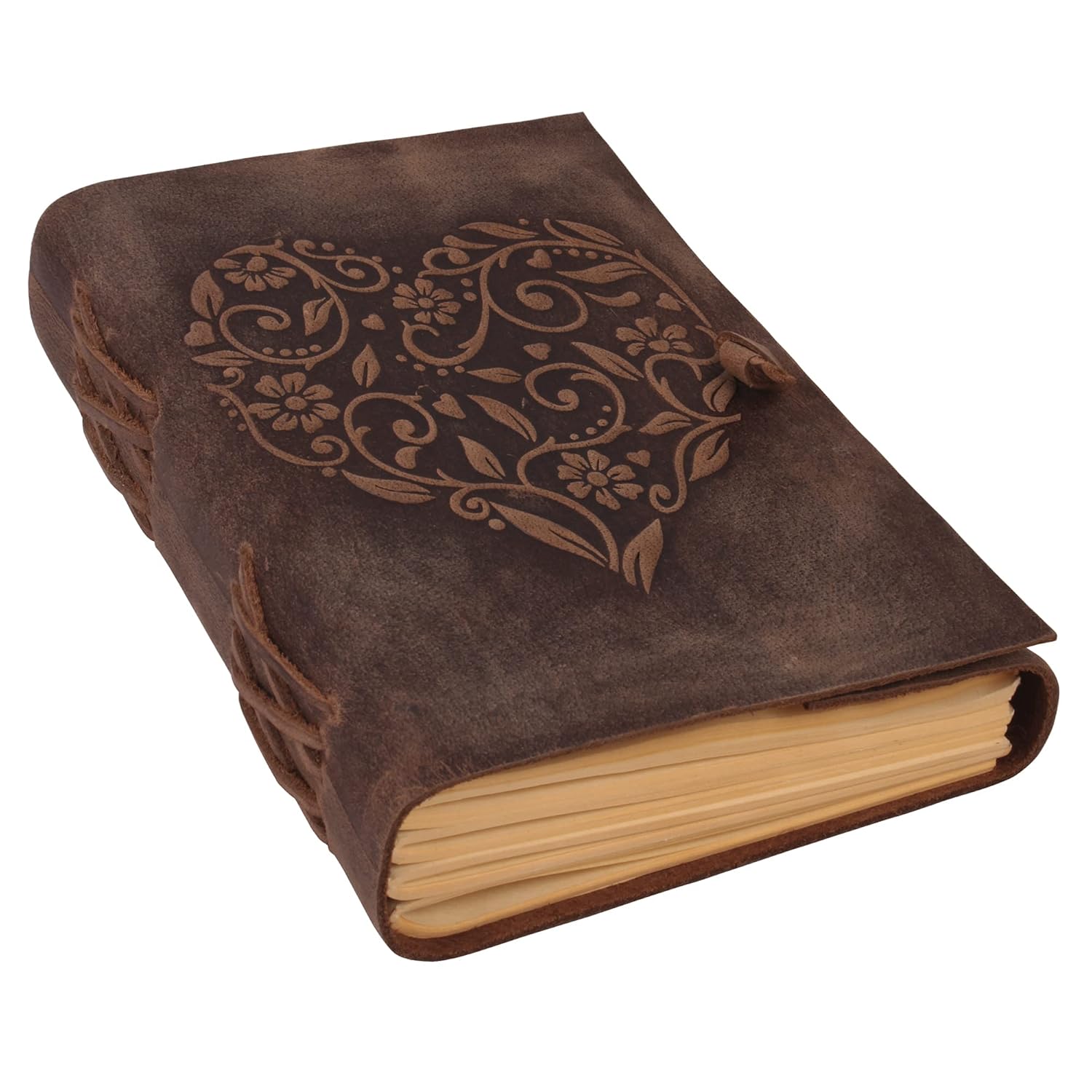 Detalle 2 de moonster Cuaderno de Cuero 400 páginas