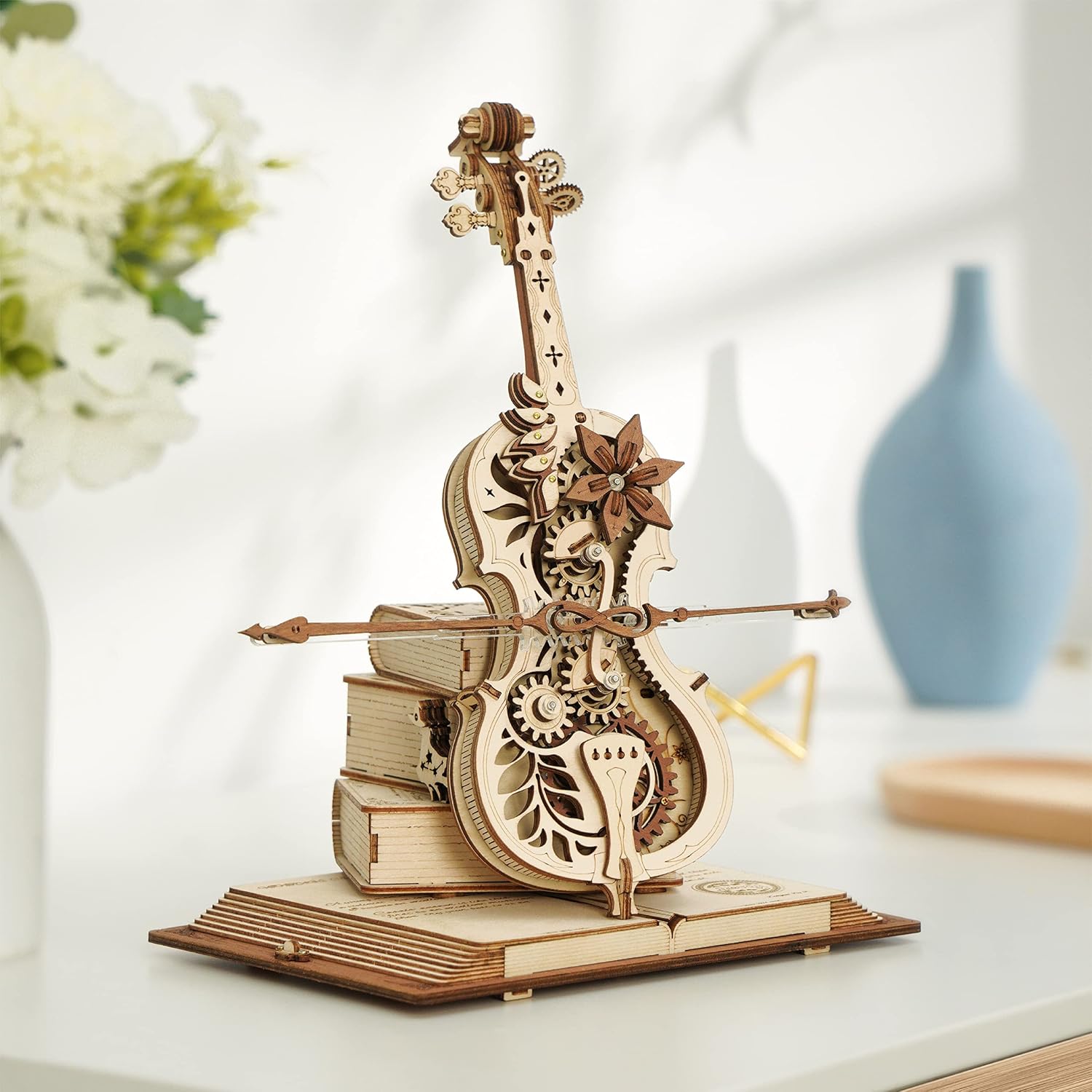 Thumbnail 6 de ROKR Magic Cello Puzzle legno 3D Violoncello 🎻