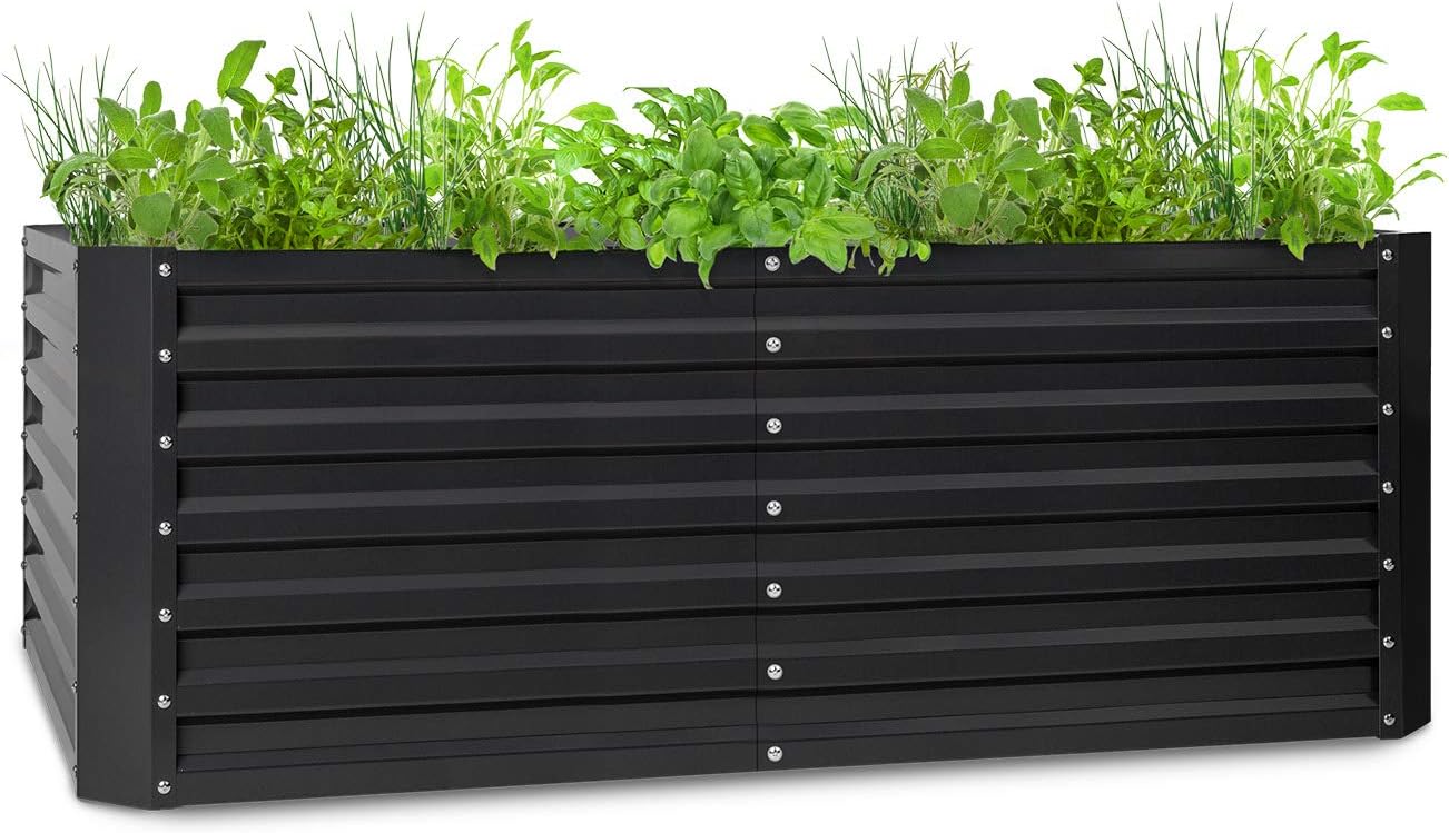 Detalle de Blumfeldt High Grow GDMB4-HighGro-200-AN Raised Bed, 1200L Steel
