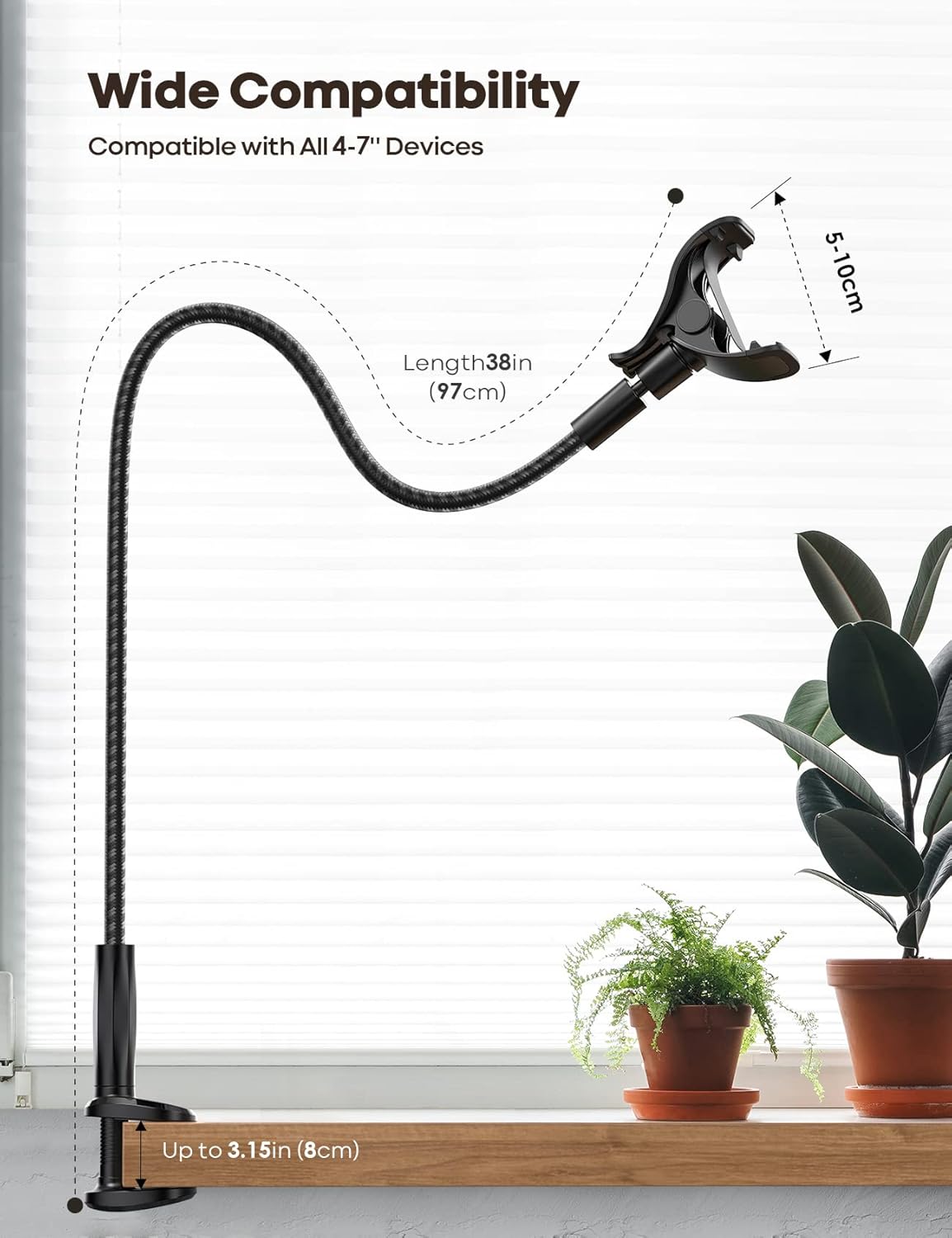 Thumbnail 4 de Lamicall Gooseneck Phone Holder 38-inch