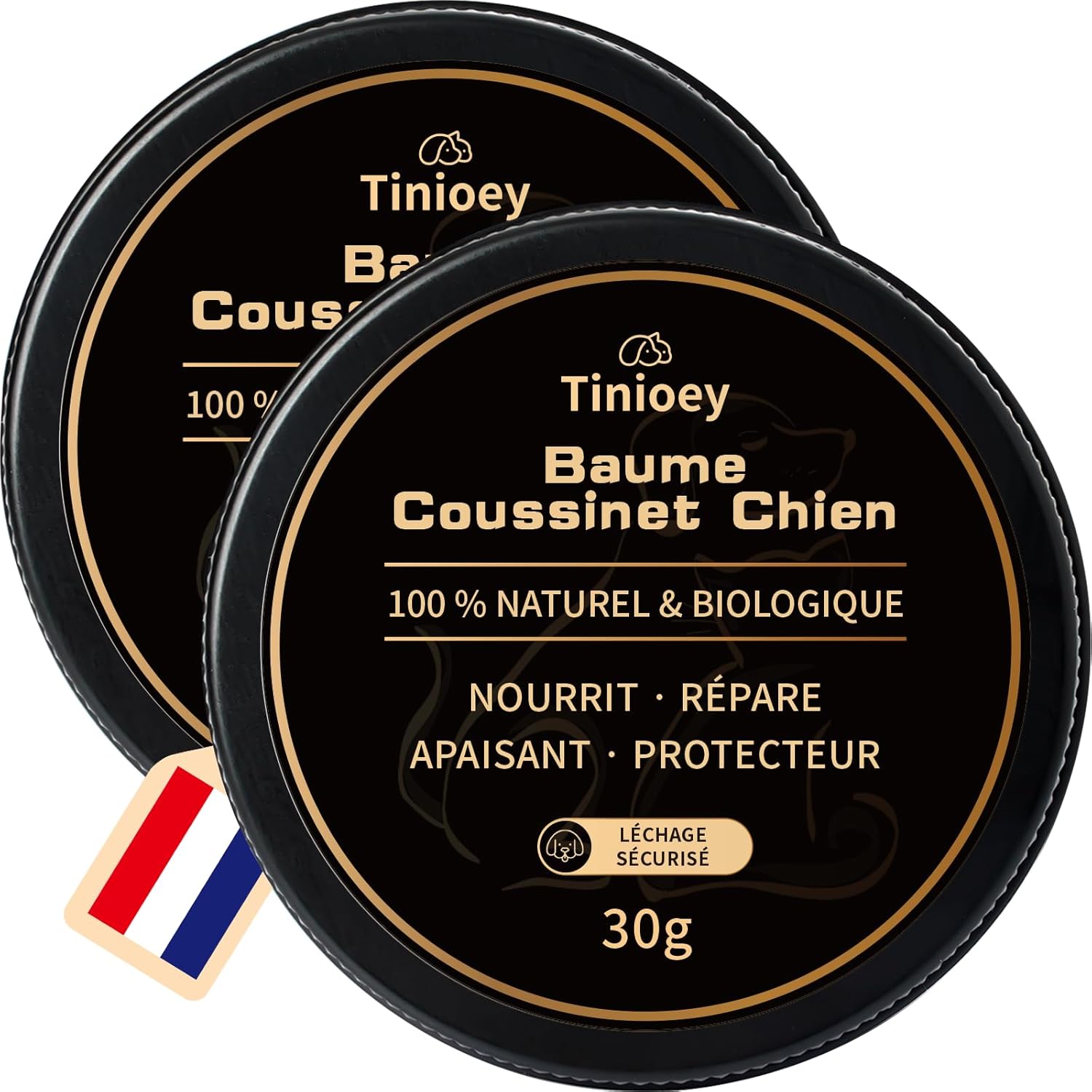 Tinioey Baume Coussinet Chien 60 g Bio