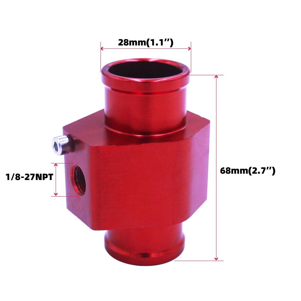Detalle 2 de Water Temperature Gauge Hose Adapter 28mm