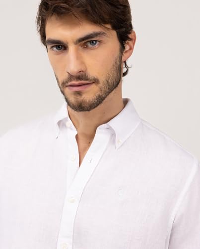 Thumbnail 6 de El Ganso Camisa Lino Garment Dyed Button Down Blanco — análisis práctico de compra