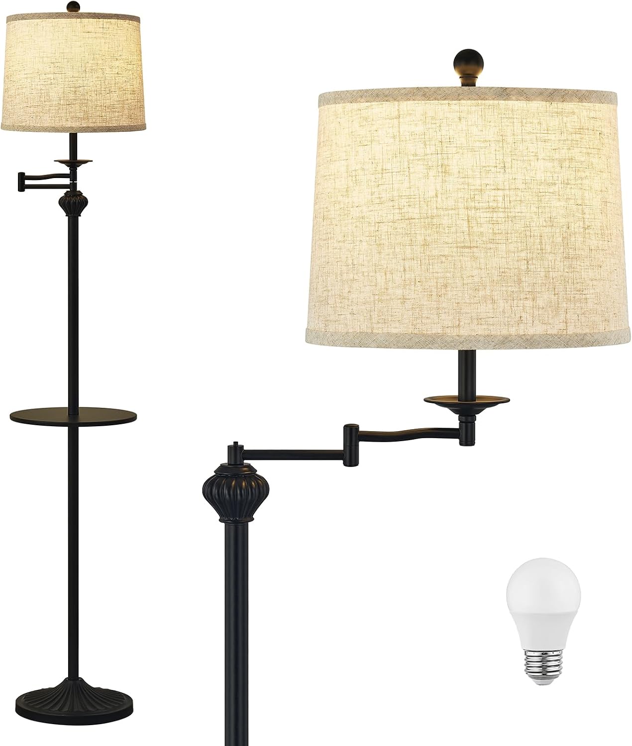 Detalle de Floor Lamp with 350° Swing Arm