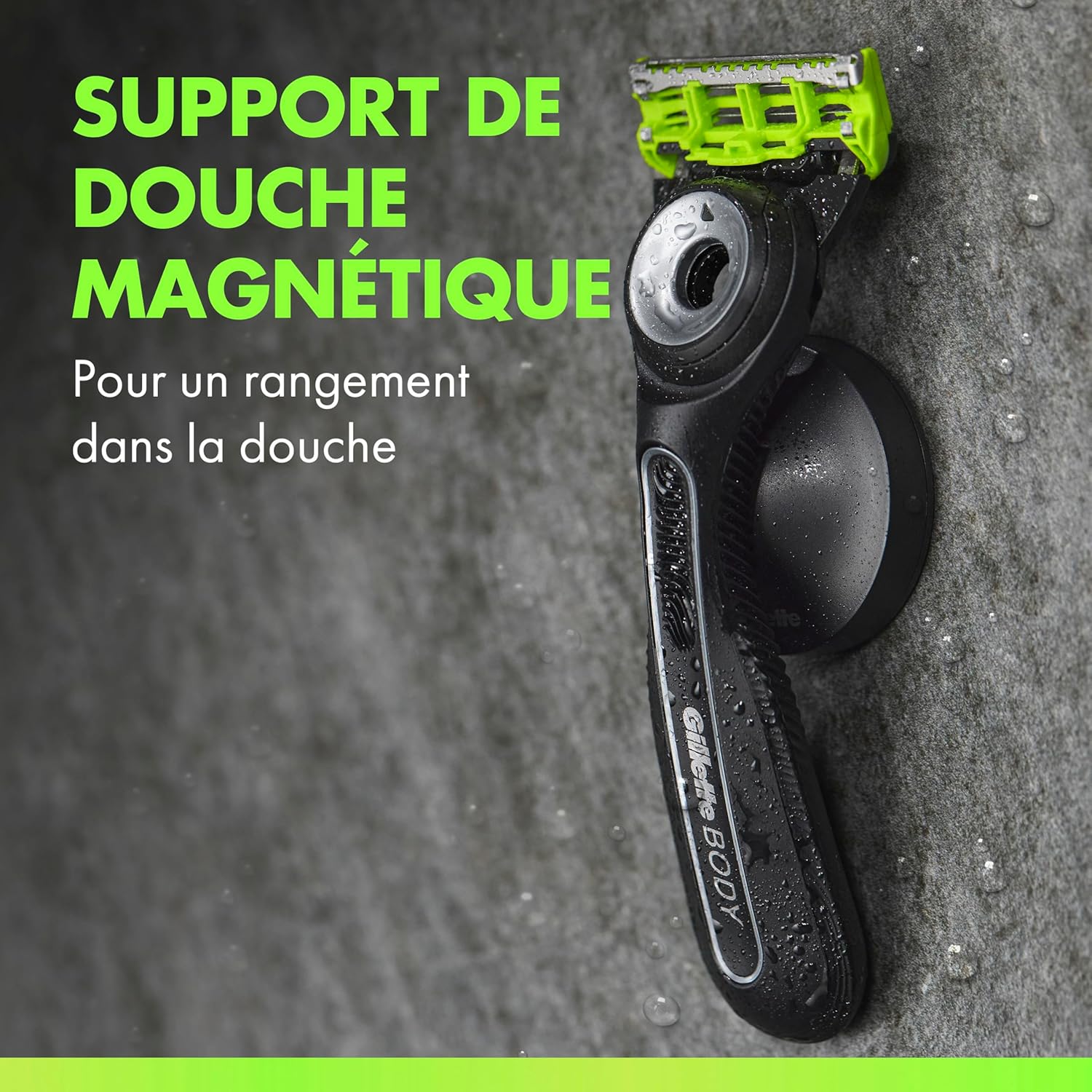 Thumbnail 6 de Gillette Labs Body + Intimate : rasoir intime homme pour le corps et le pubis (manche antidérapant, 3 recharges)