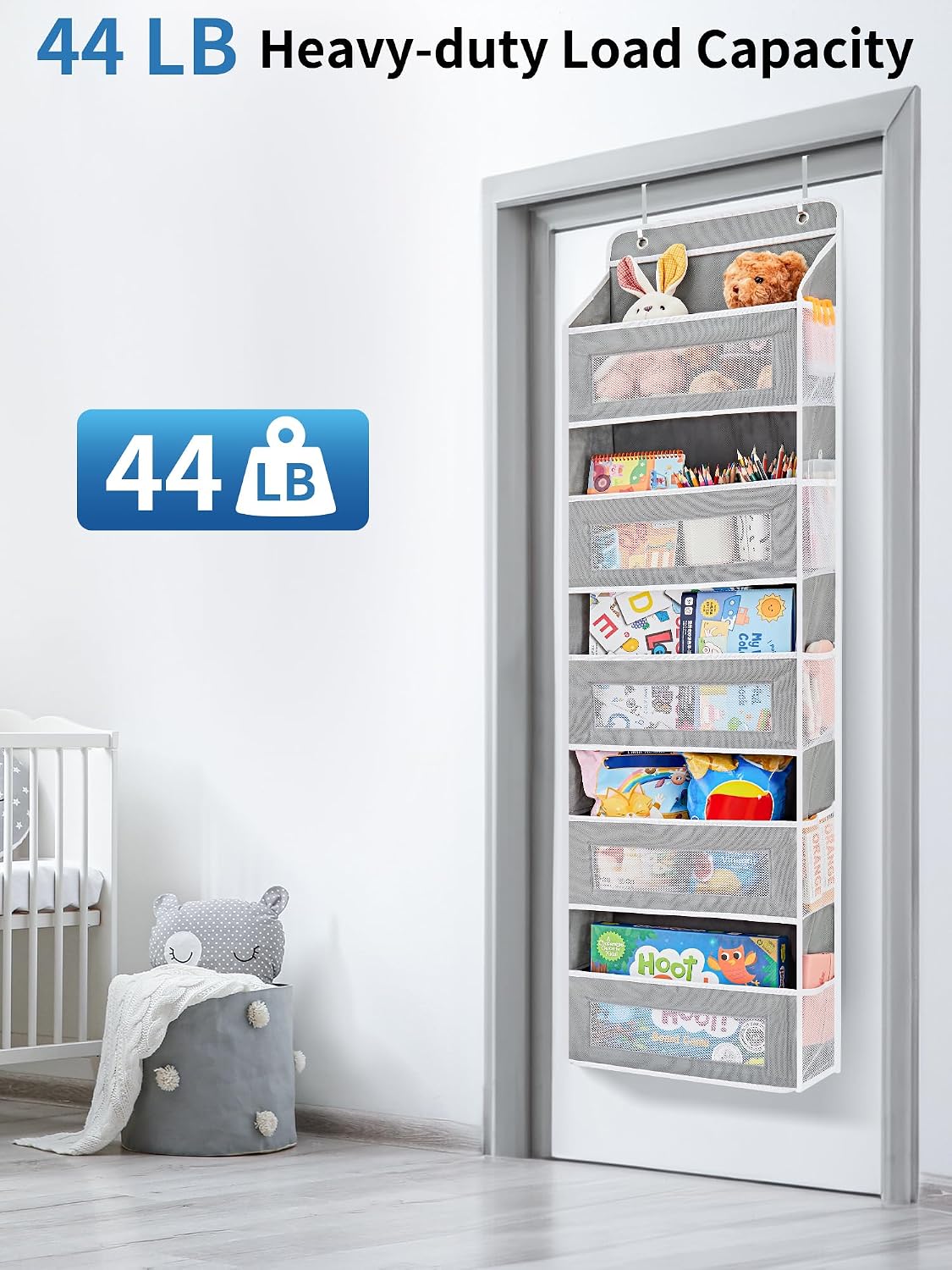 Thumbnail 6 de JARLINK Over The Door Organizer 5 Shelf, 44 lb