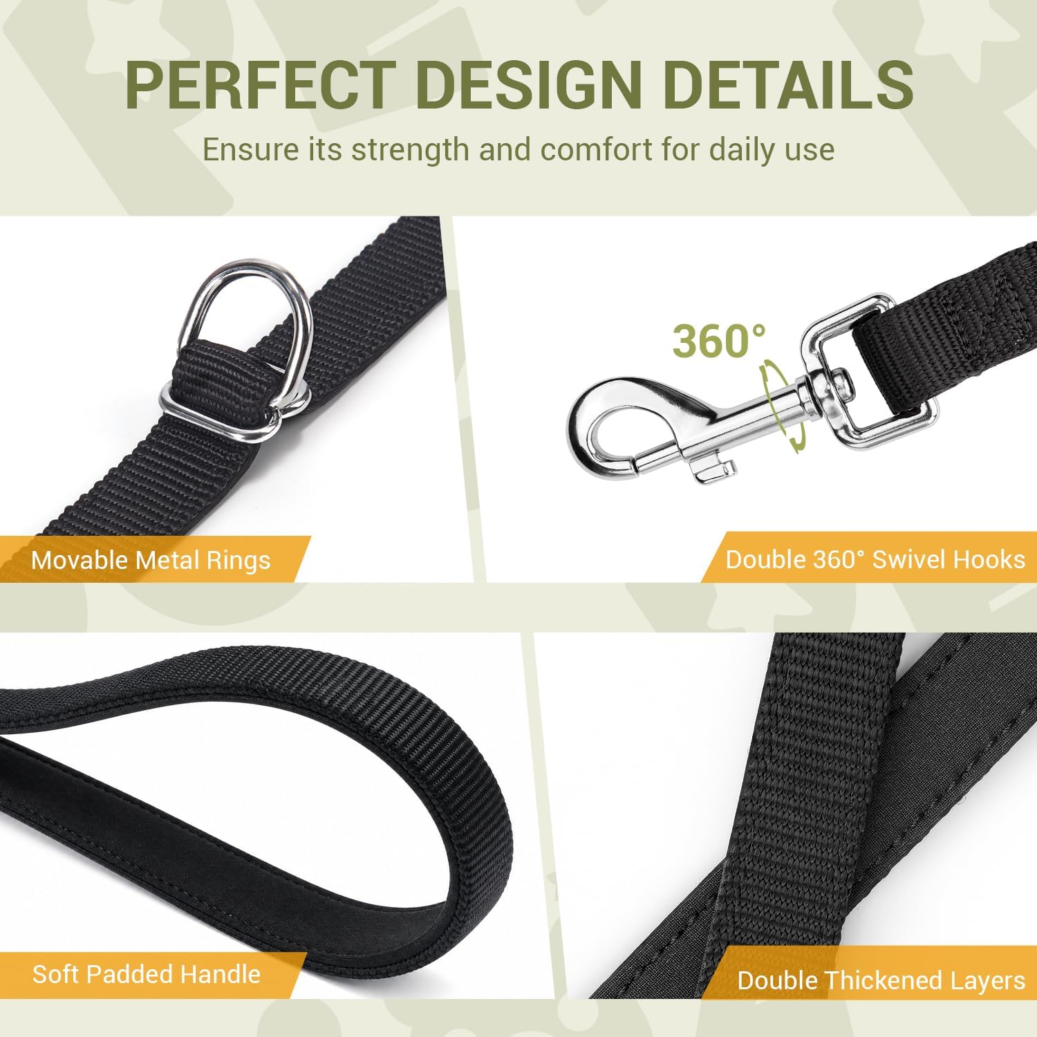 Thumbnail 4 de PETCOOZ Training Lead 3M/9.8ft Double Ended Lead