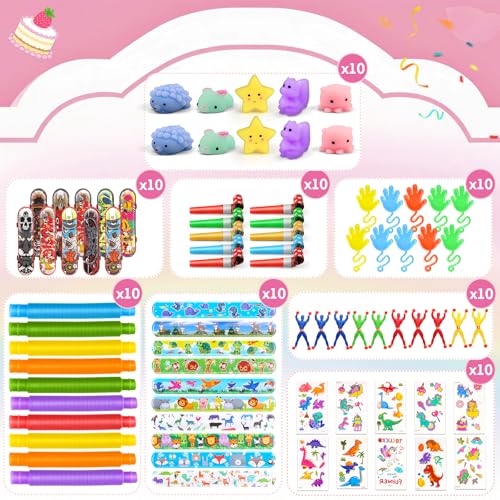 Detalle 2 de AmyBenton 80Pcs Relleno Piñatas Cumpleaños Infantil