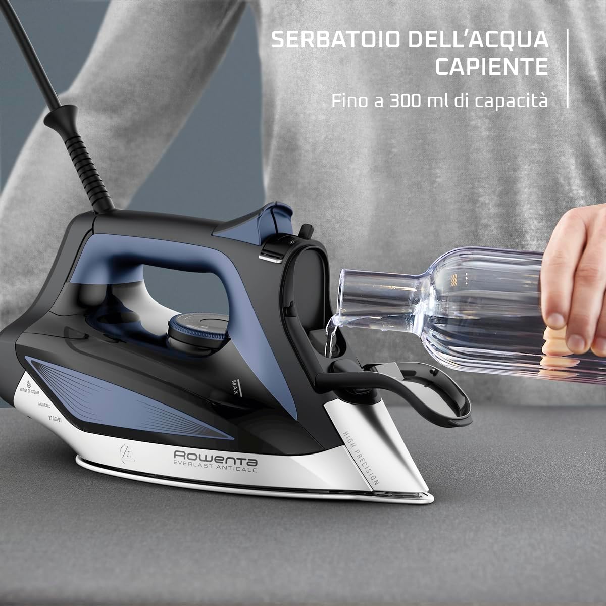 Thumbnail 5 de Rowenta DW7320D1 Everlast Anticalc Ferro da Stiro a Vapore 2700 W: potenza, precisione e anticalcare