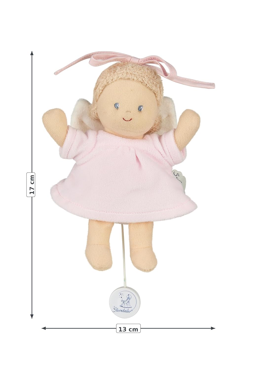 Thumbnail 1 de Sterntaler Mini-Spieluhr Schutzengel Rosa (17 cm) mit integriertem Spielwerk