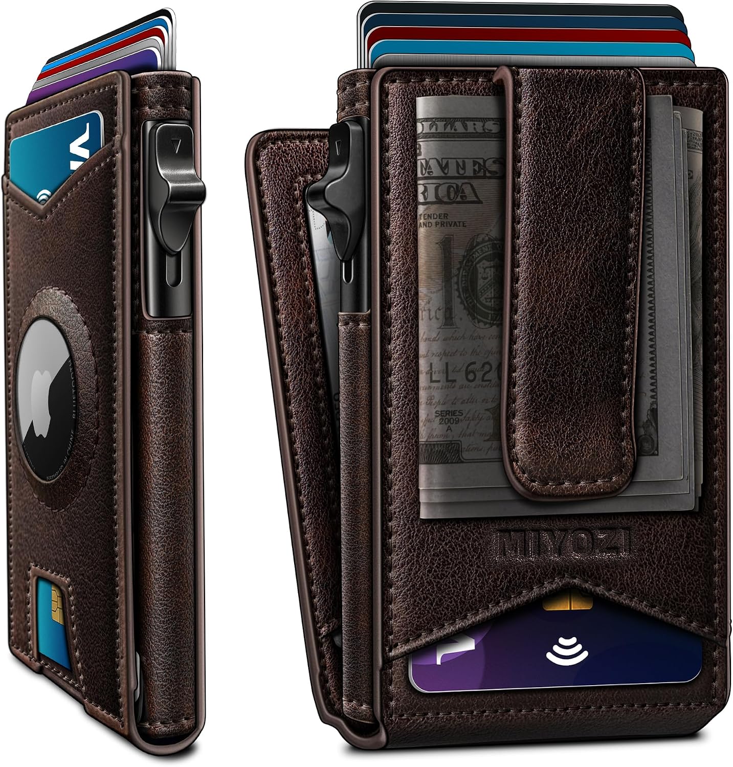 Miyozi men’s wallet, 9-card capacity