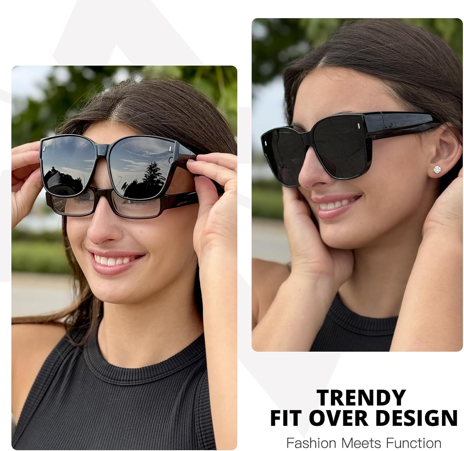 Thumbnail 1 de Myiaur Oversized Fit Over Sunglasses for Women
