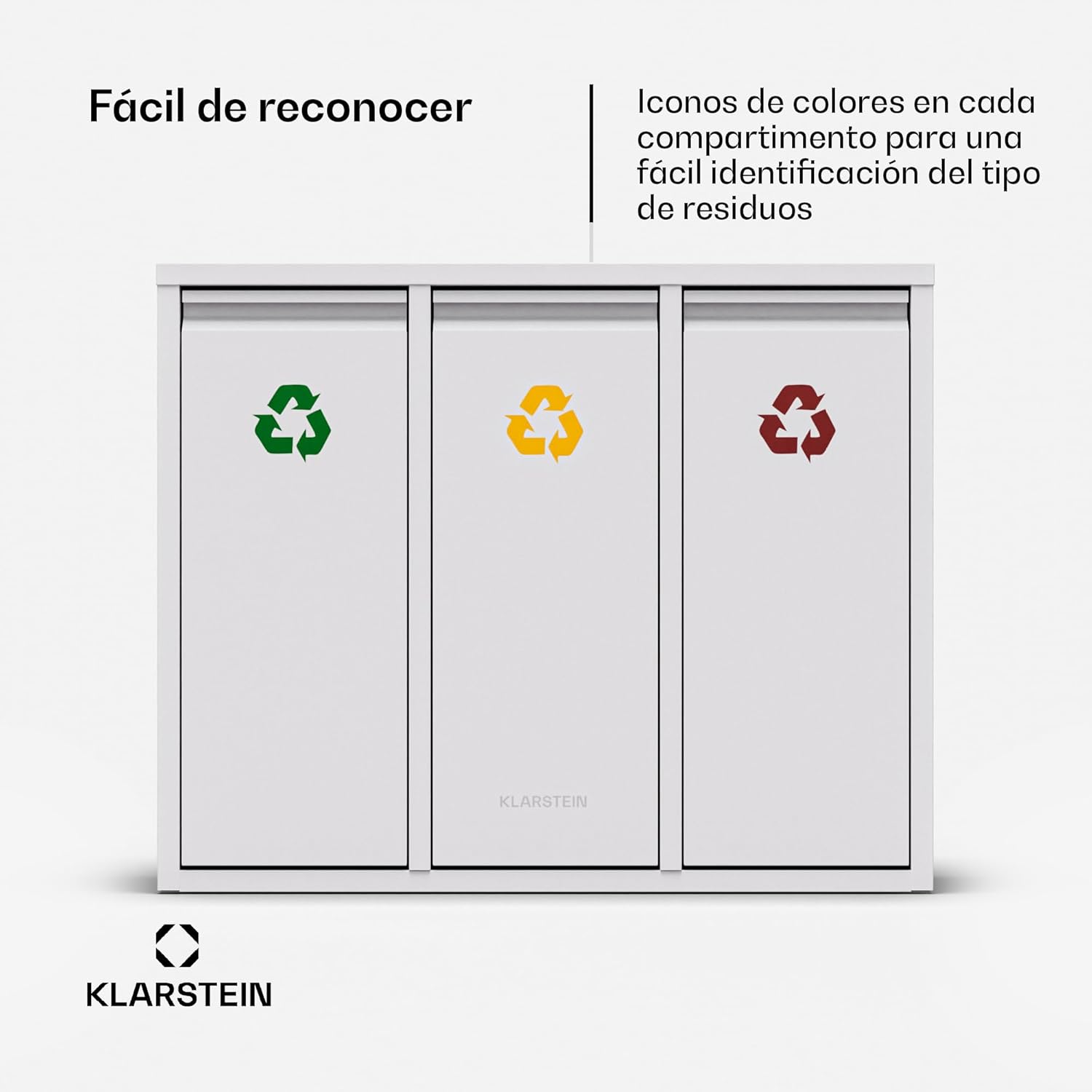 Thumbnail 2 de KLARSTEIN Ordnungshüter 3 Cubos de Cocina, 45L ♻