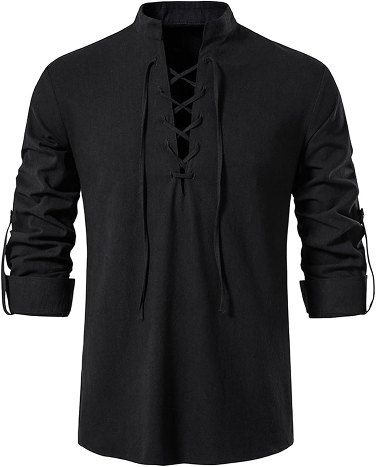 Thumbnail 6 de Rodawu Viking Henley shirt blue long sleeve ⛨