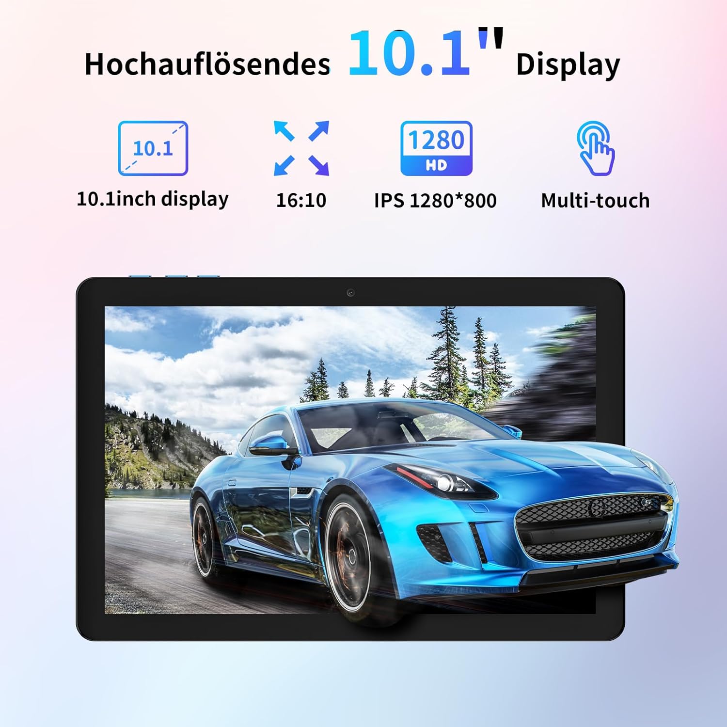 Thumbnail 4 de AWOW Tablet 10 Zoll Android 15 (2026) 8 GB RAM + 64 GB, 7000-mAh, WiFi 6 – mit Schutzhülle & Folie
