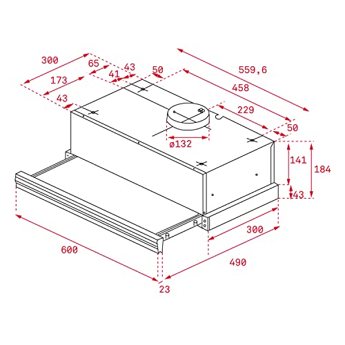 Detalle 2 de Teka CNL 6415 campana extractora 60 cm