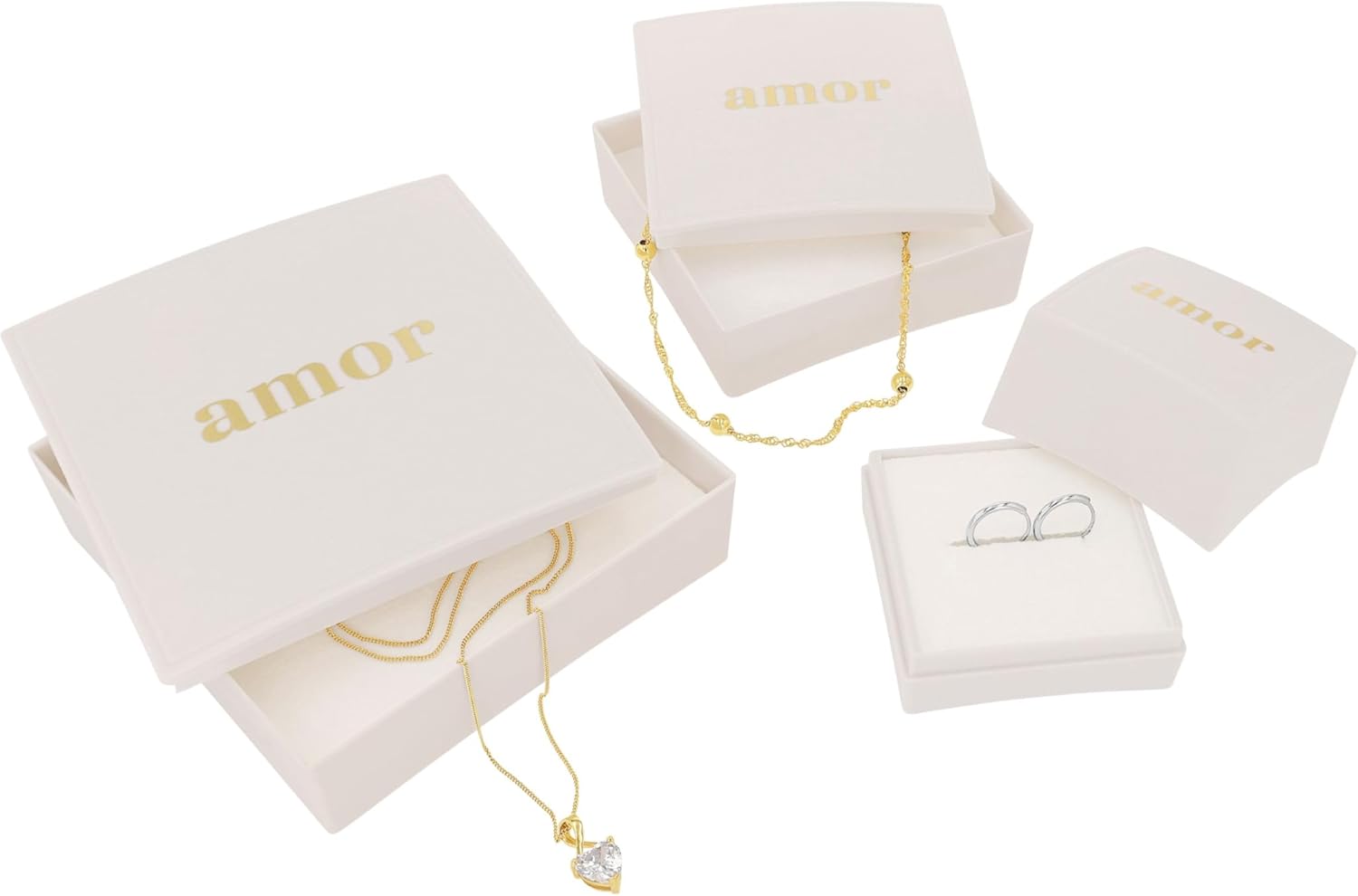 Thumbnail 5 de Amor Ohrhänger aus 925 Sterling Silber für Damen mit Zirkonia (ca. 28 mm) – Geschenkbox inklusive