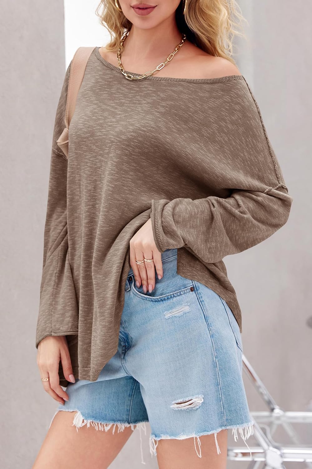 Detalle 2 de Tankaneo Oversized Sweater Cotton