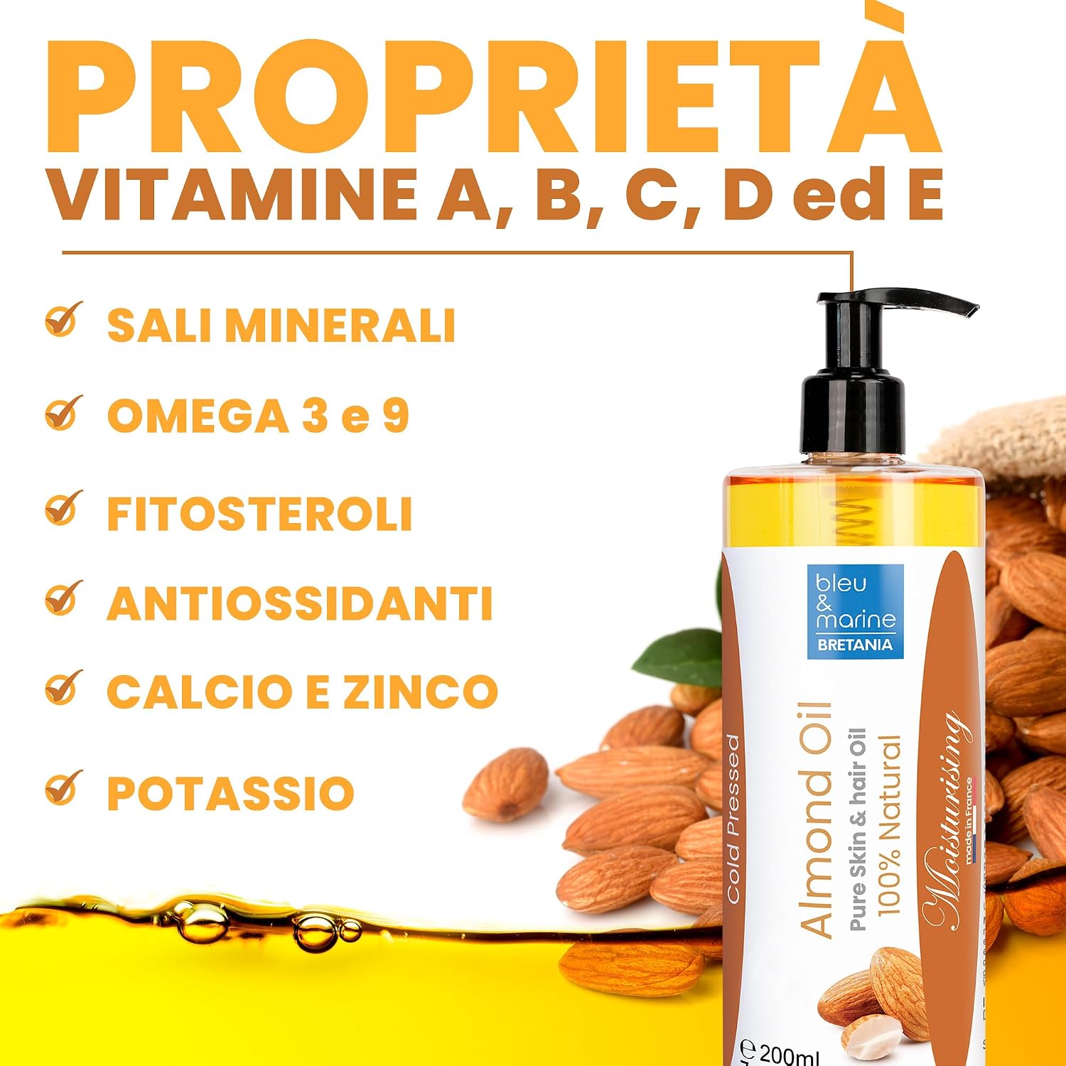 Thumbnail 4 de Olio di Mandorle Bio spremuto a freddo 2000 ml
