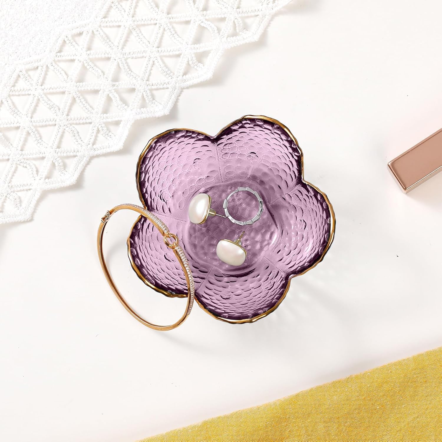 Detalle 2 de Binoster floral trinket dish 9 cm