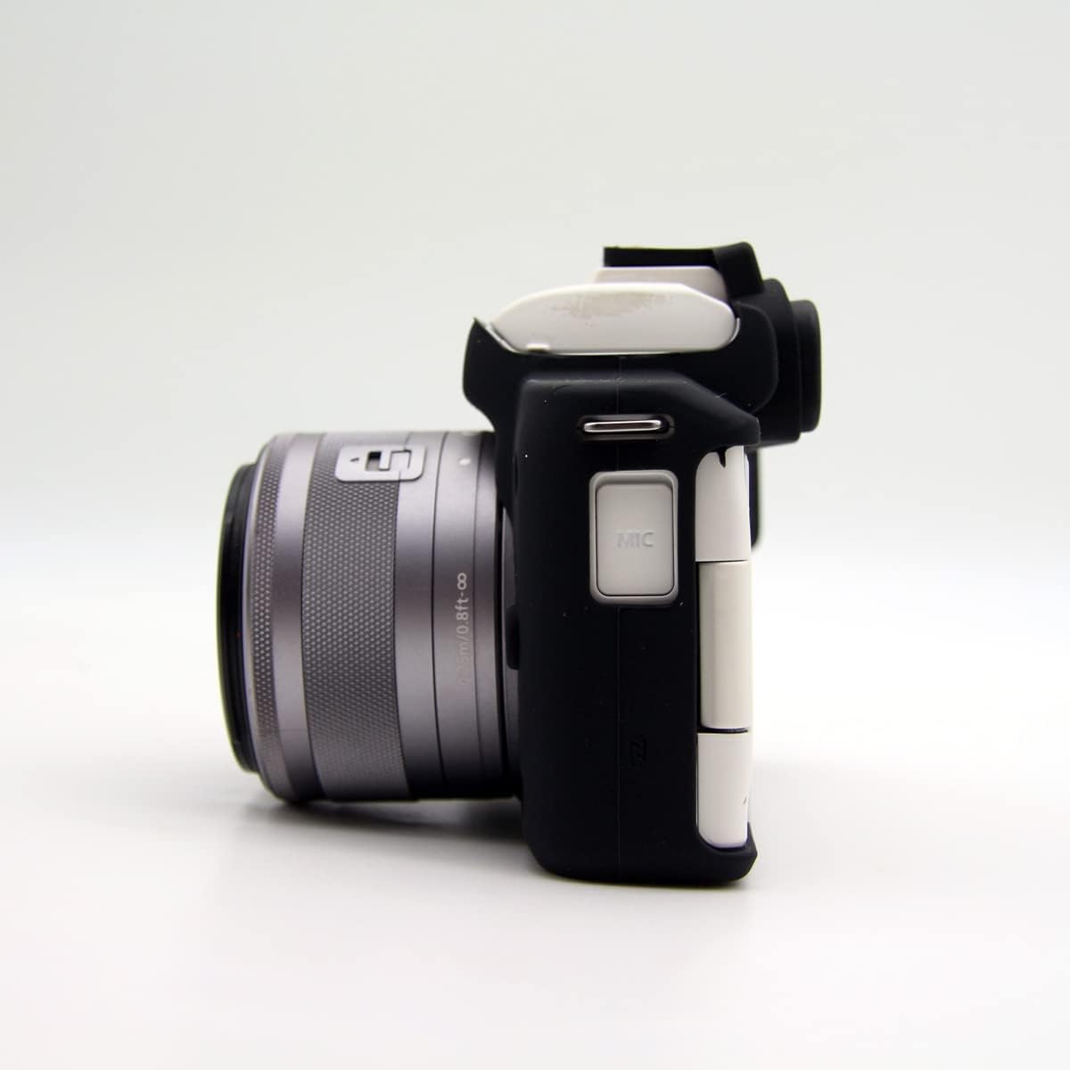 Detalle de Rieibi Silicone Case for Canon EOS M50 / M50 Mark II – Protective Soft Silicone Cover