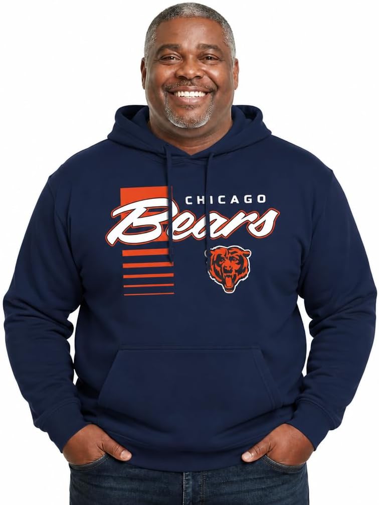 Detalle de Airwaves Chicago Bears Hoodie, Navy